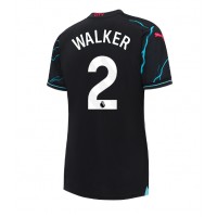 Camisa de time de futebol Manchester City Kyle Walker #2 Replicas 3º Equipamento Feminina 2023-24 Manga Curta